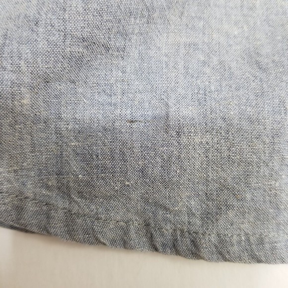 Roamers & Seekers Women's Cotton Tunic Shirt 3/4 Sleeve Size Medium Chambray - Picture 14 of 14